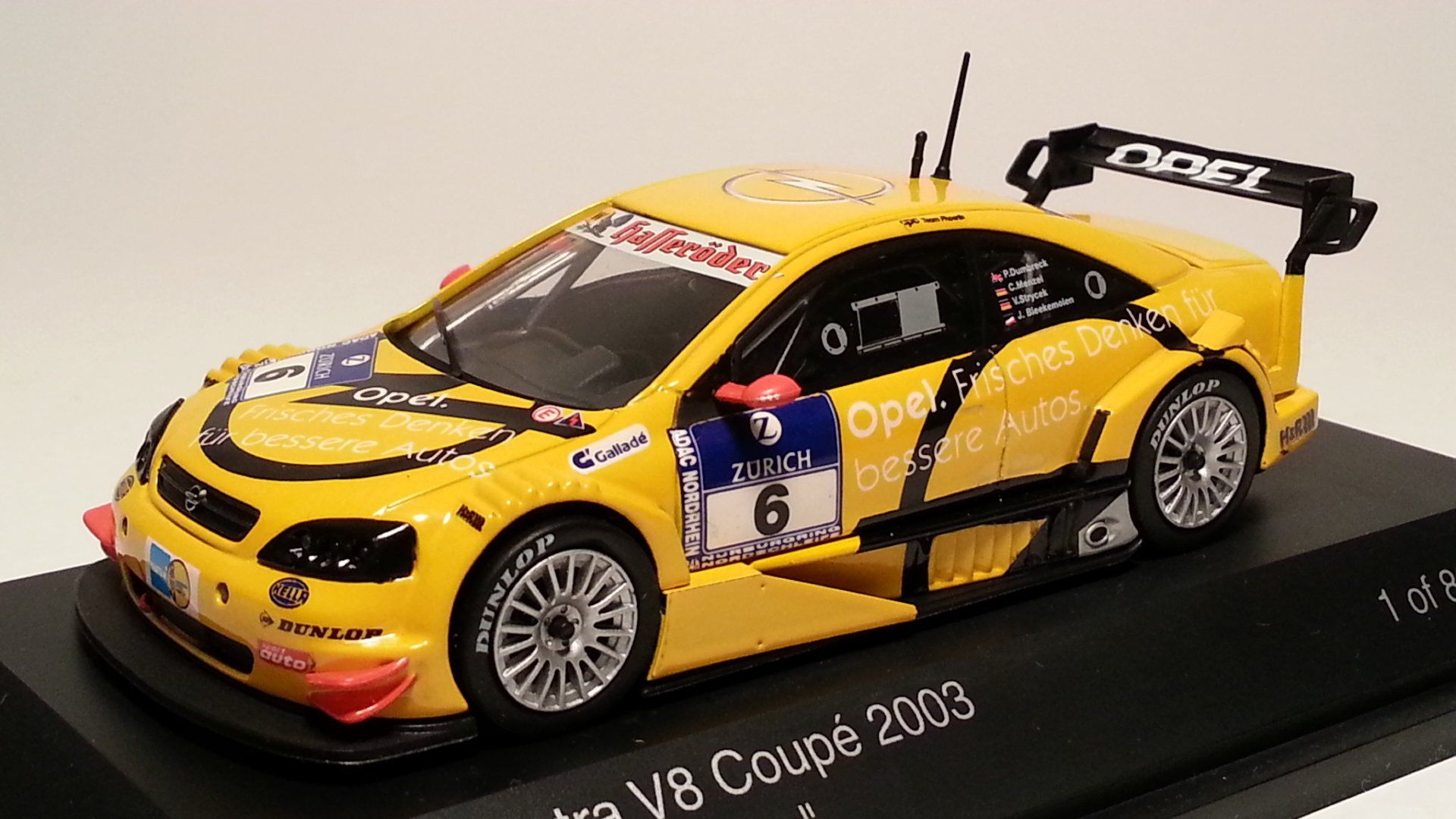 BTCC 1997, #8 John Cleland, Vauxhall Vectra, Team Vauxhall Sport, Onyx XT082