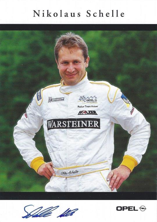 Autogramm Nikolaus Schelle Opel