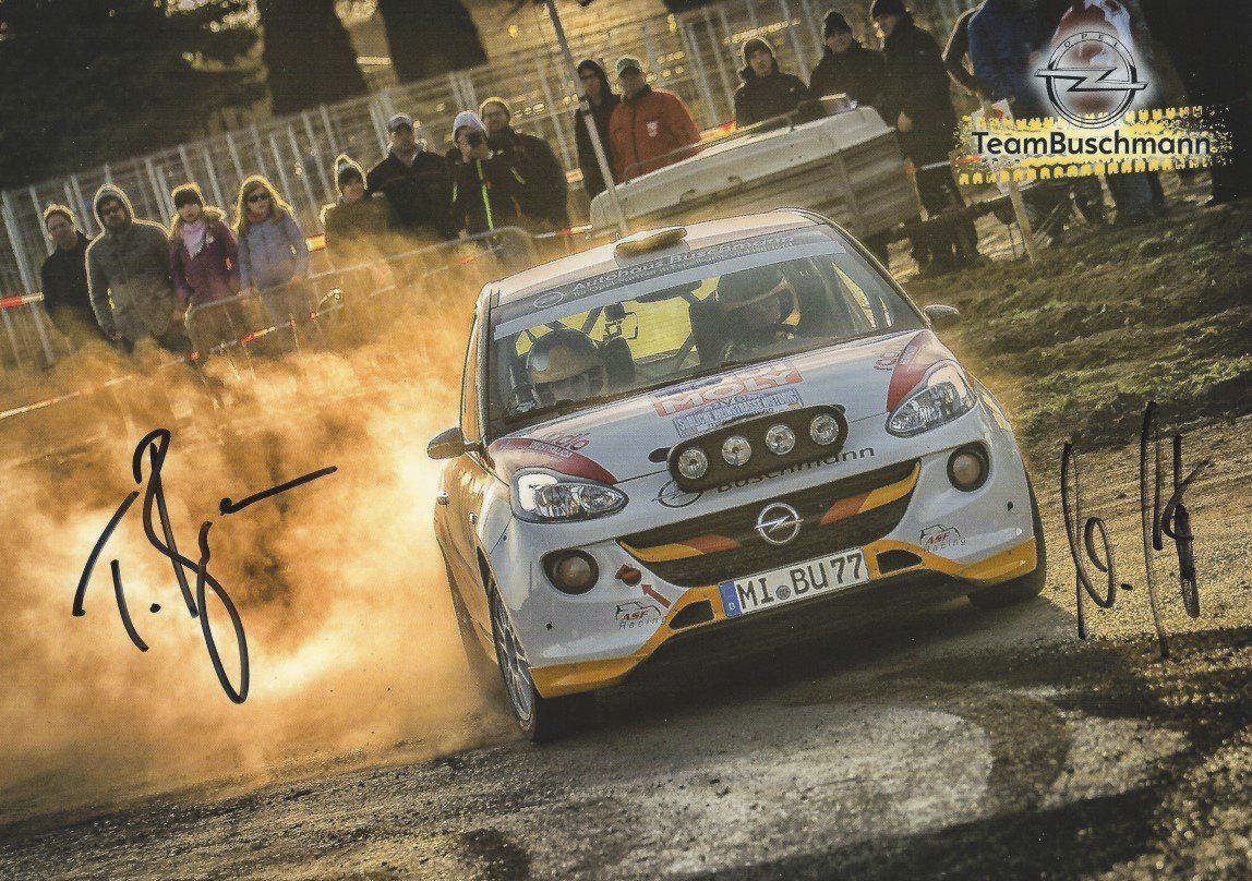 Autogramm Niklas Stötefalke und Tobias Braun Opel