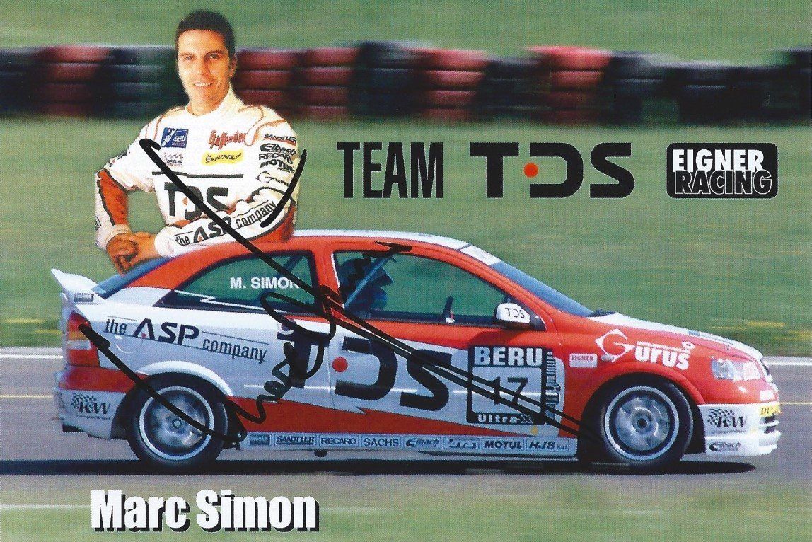Autogramm Marc Simon Opel