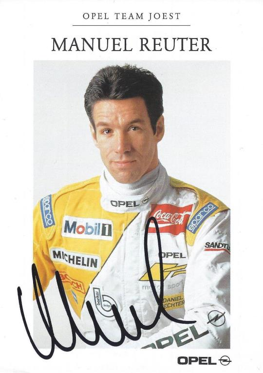 Autogramm Manuel Reuter Opel