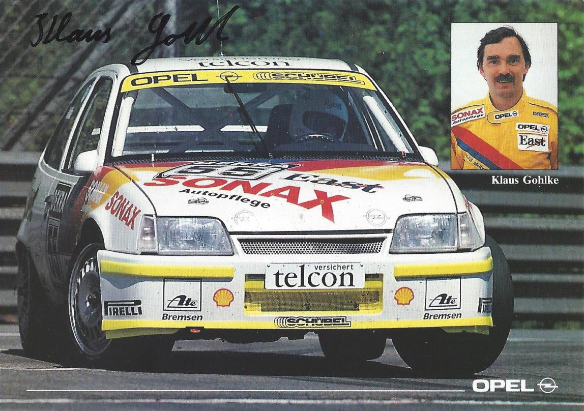 Autogramm Klaus Gohlke Opel