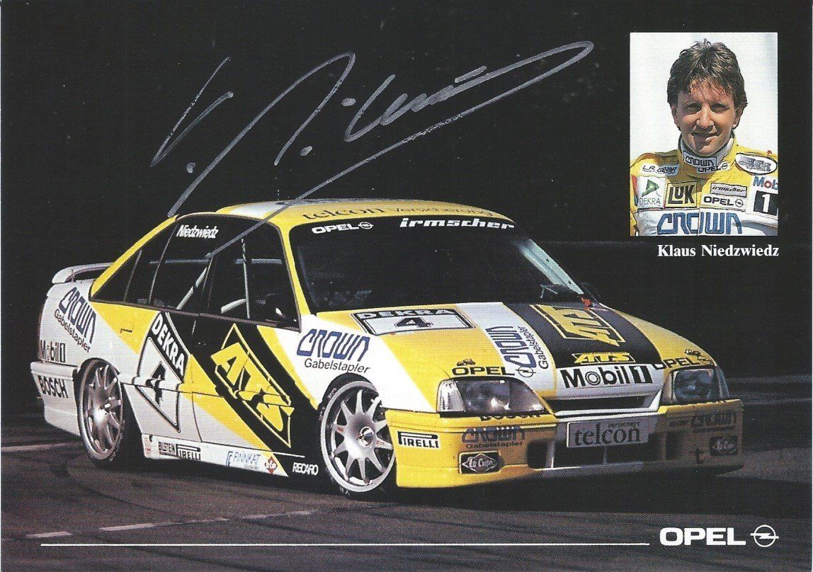 Autogramm Klaus Niedzwiedz Opel