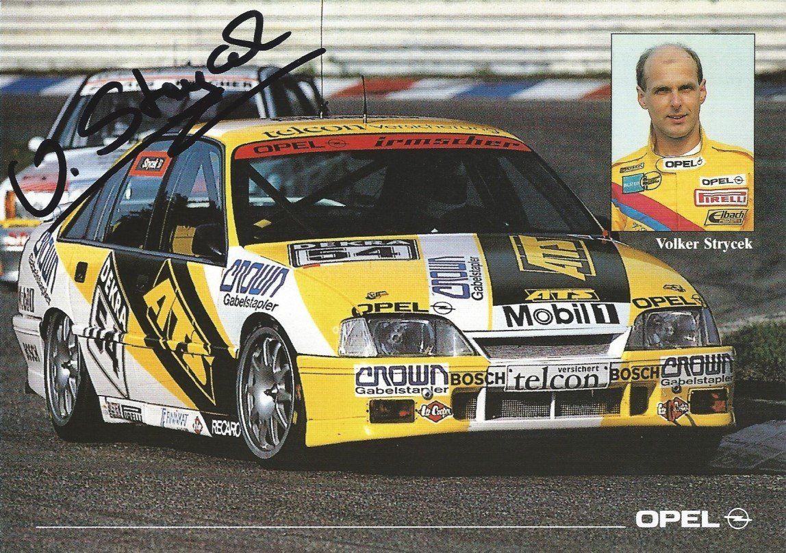 Autogramm Volker Strycek Opel