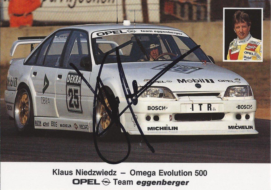 Autogramm Klaus Niedzwiedz Opel
