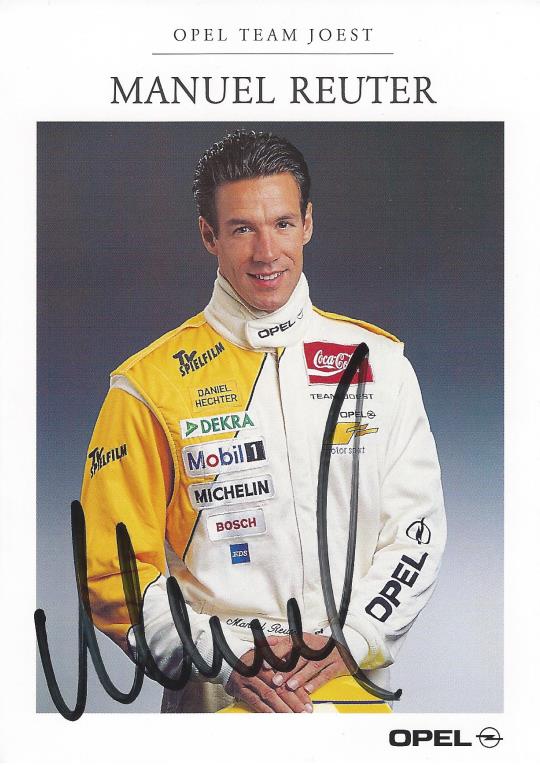 Autogramm Manuel Reuter Opel
