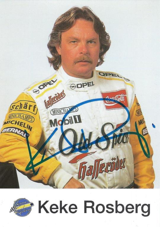 Autogramm Keke Rosberg Opel