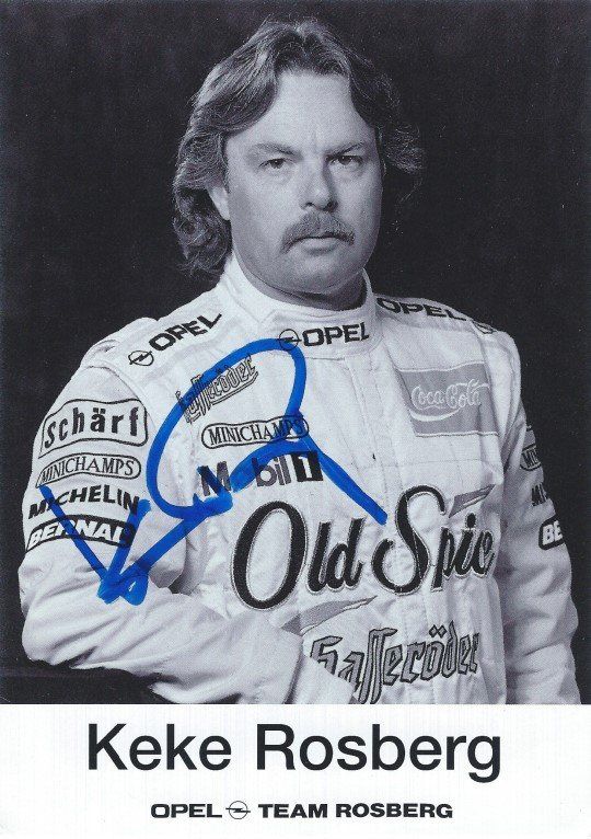 Autogramm Keke Rosberg Opel