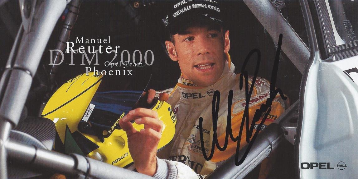 Autogramm Manuel Reuter Opel