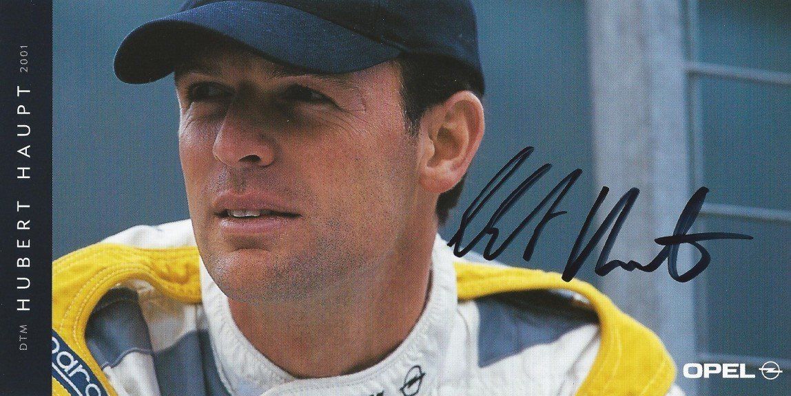 Autogramm Hubert Haupt Opel
