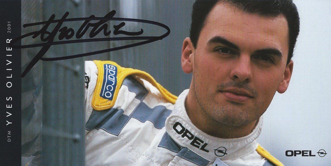 Autogramm Yves Olivier Opel
