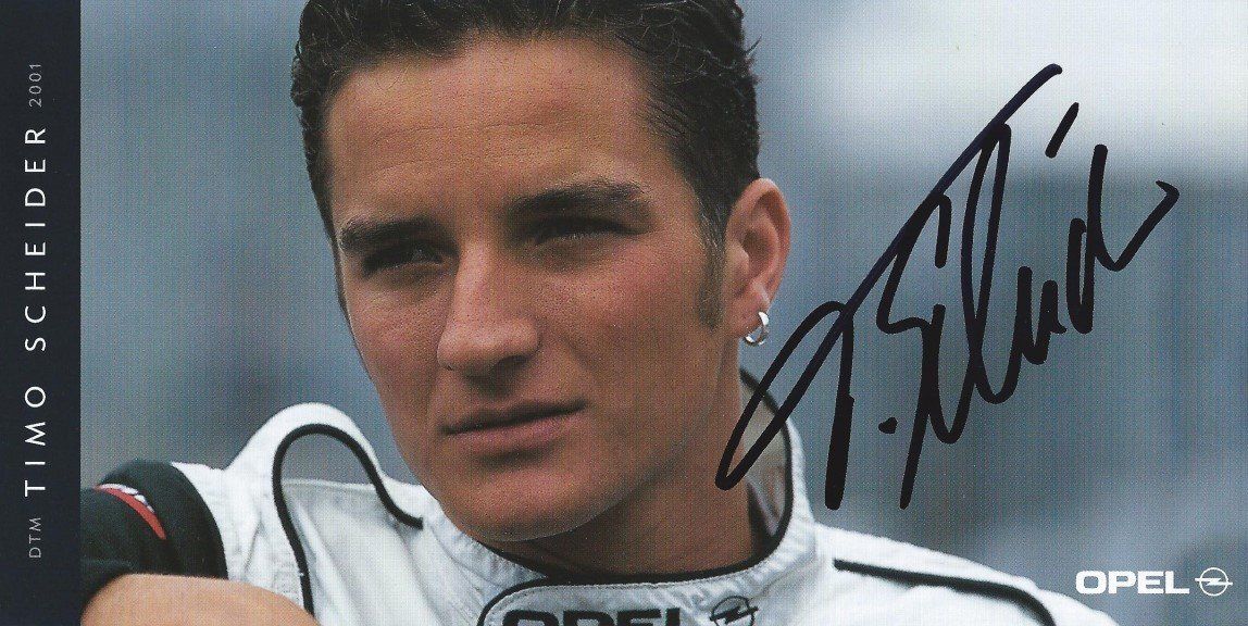 Autogramm Timo Scheider Opel