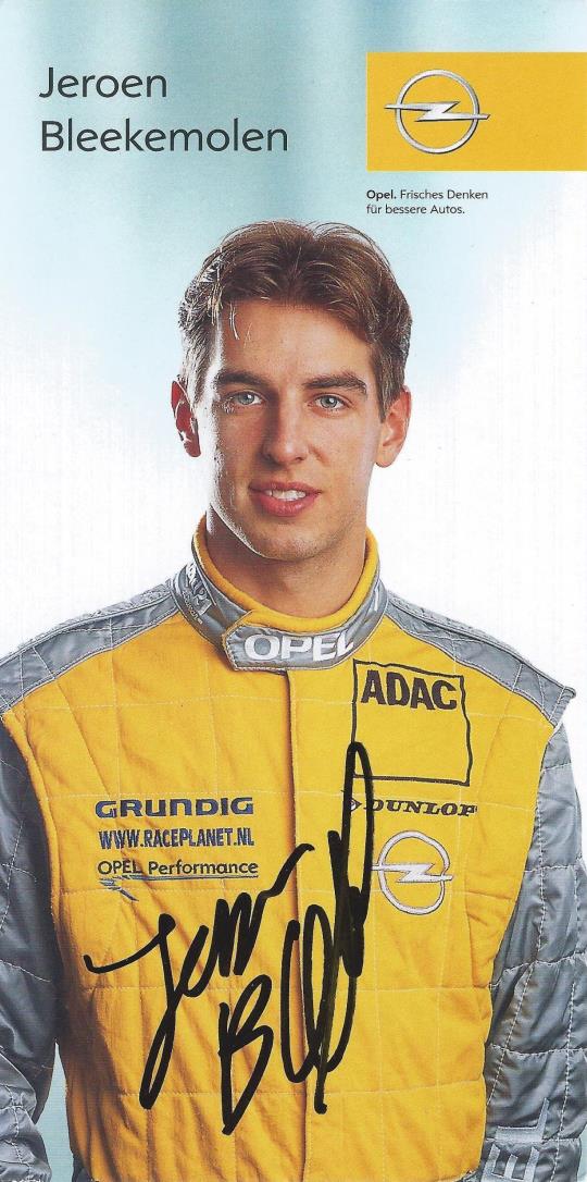 Autogramm Jeroen Bleekemolen Opel