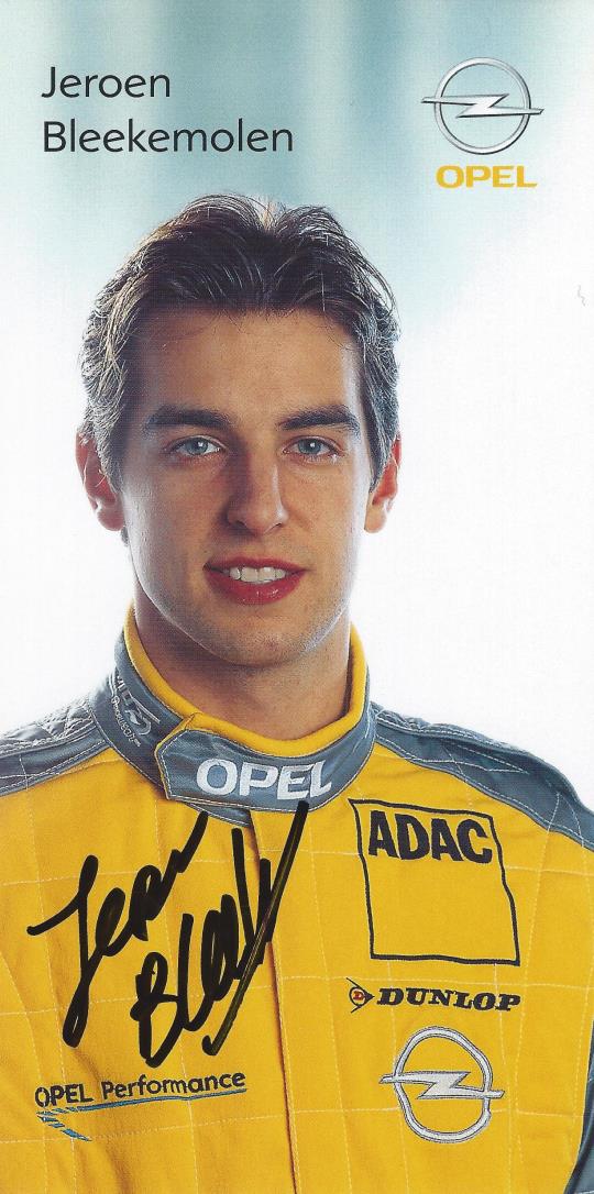 Autogramm Jeroen Bleekemolen Opel