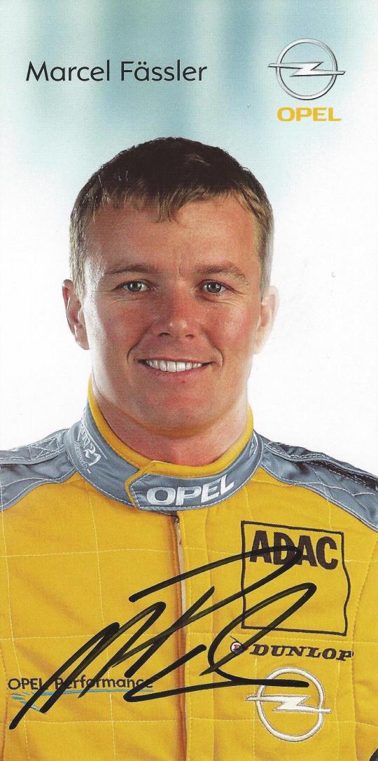 Autogramm Marcel Fässler Opel