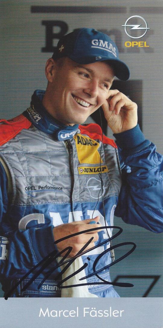 Autogramm Marcel Fässler Opel