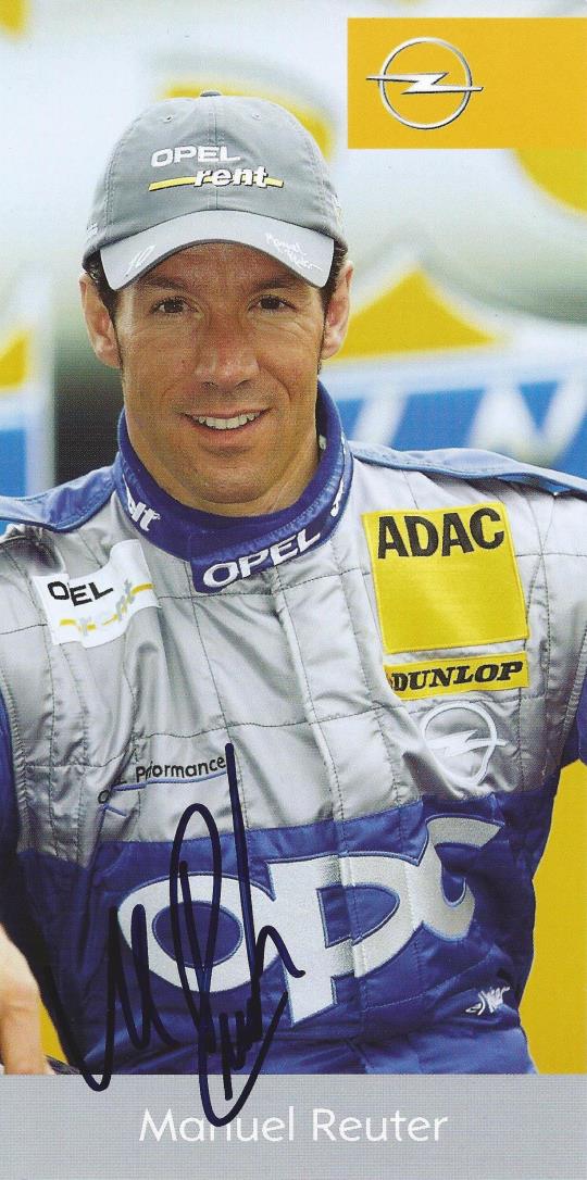 Autogramm Manuel Reuter Opel