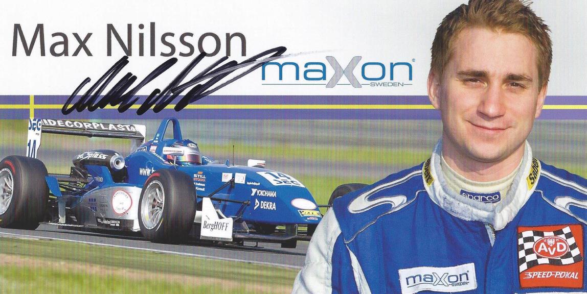 Autogramm Max Nilsson Opel