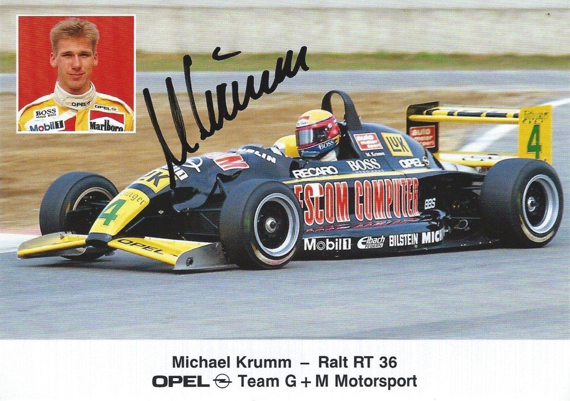 Autogramm Michael Krumm Opel