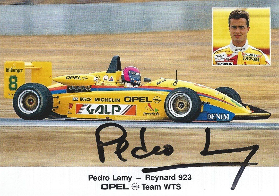 Autogramm Pedro Lamy Opel