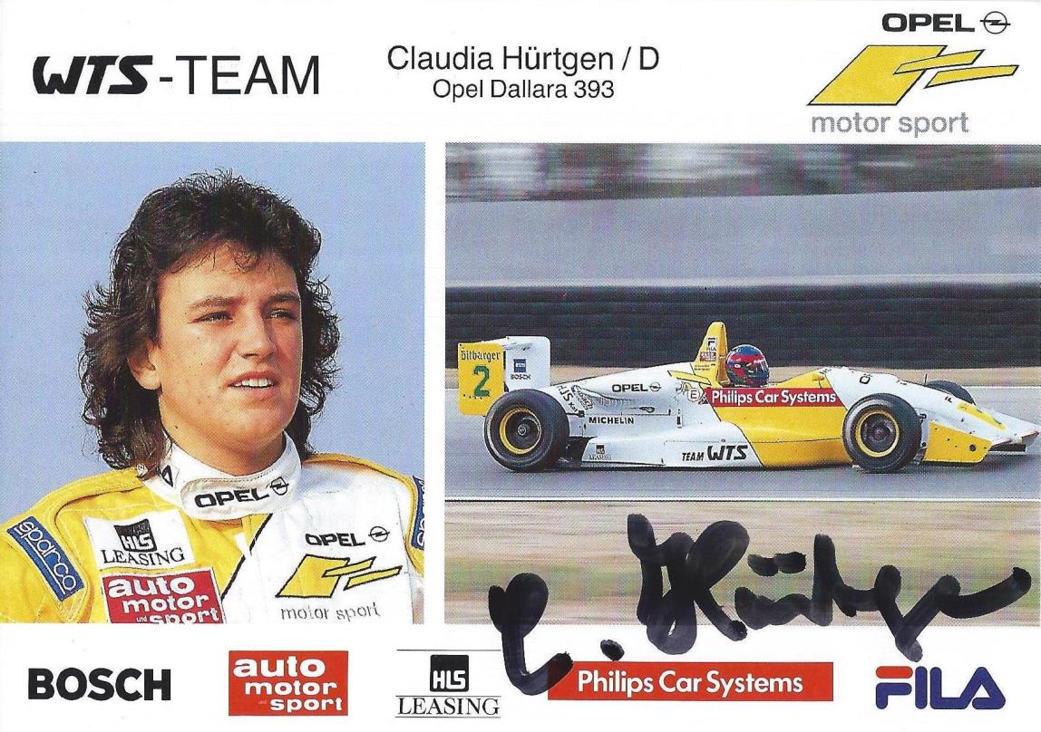 Autogramm Claudia Hürtgen Opel