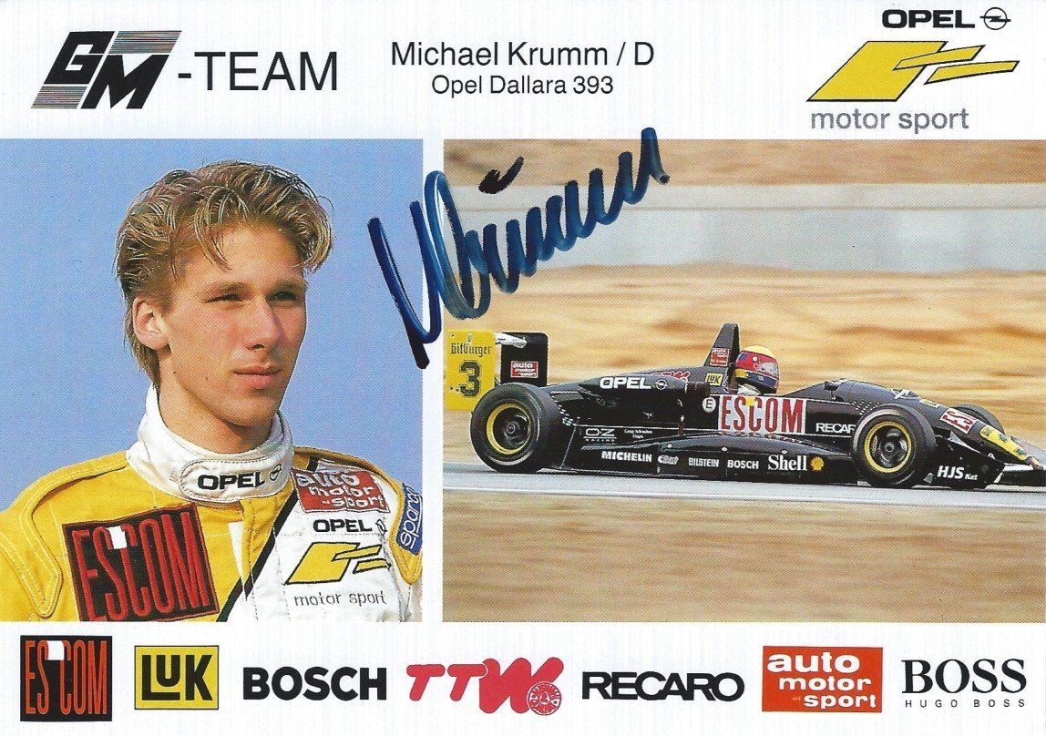 Autogramm Michael Krumm Opel