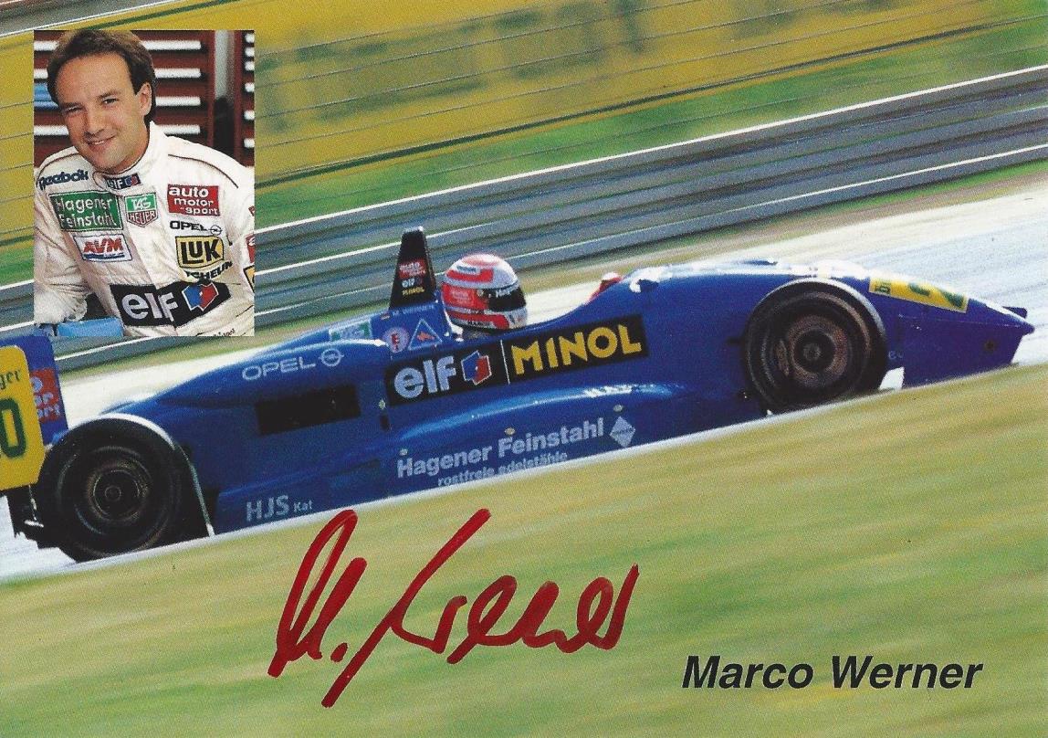 Autogramm Marco Werner Opel