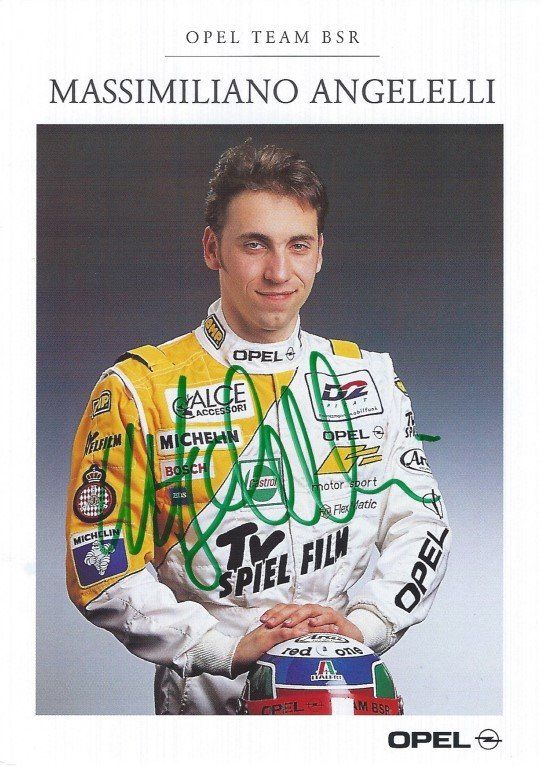 Autogramm Massimiliano Angelelli Opel