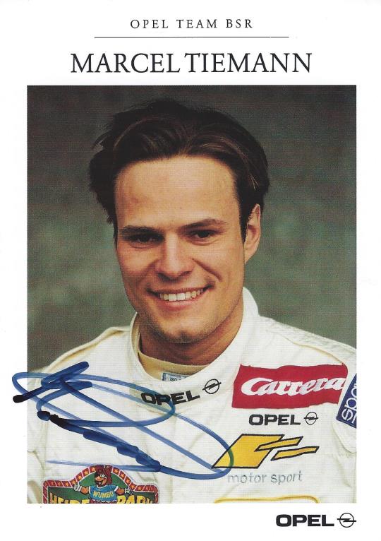 Autogramm Marcel Tiemann Opel