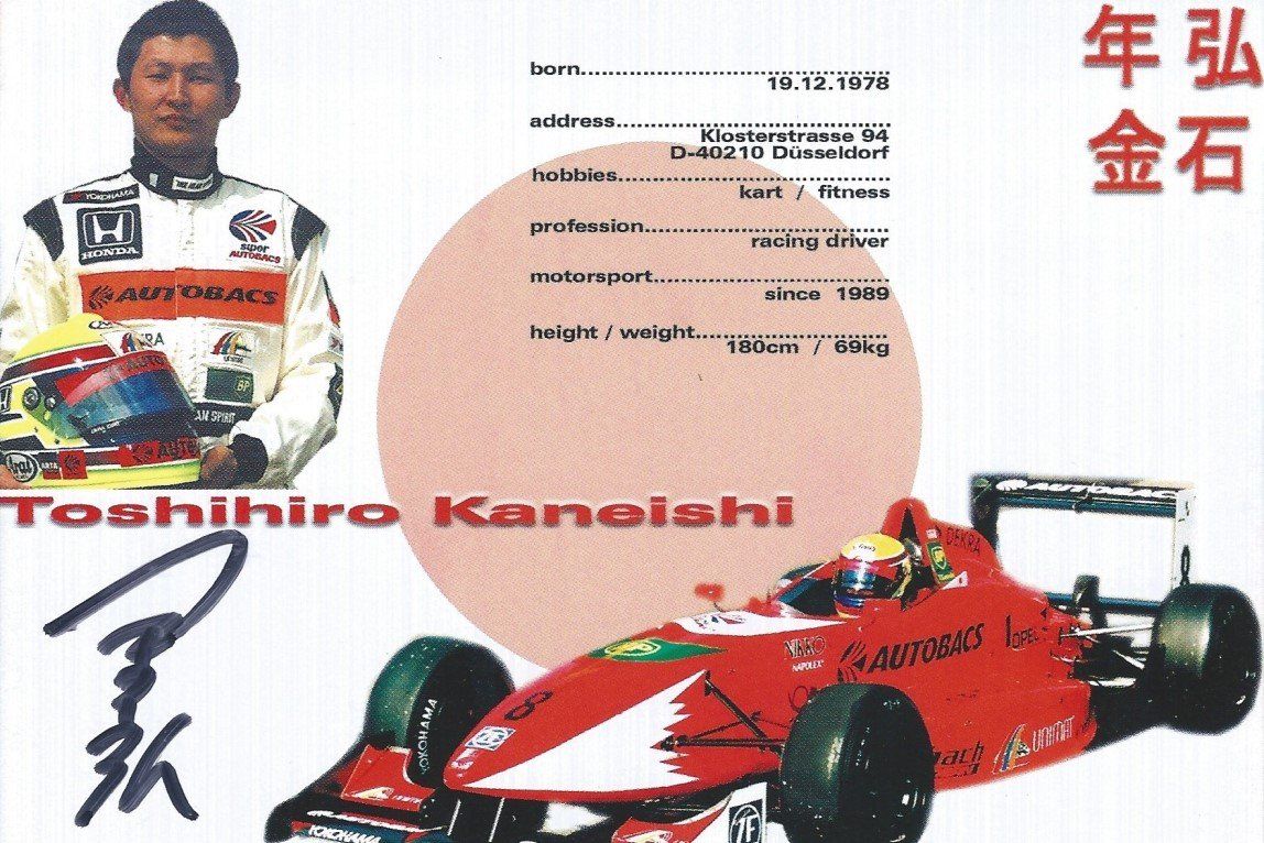 Autogramm Toshihiro Kaneishi Opel