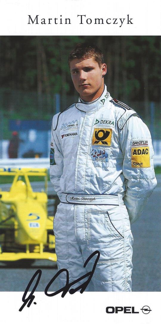Autogramm Martin Tomczyk Opel