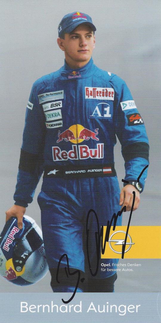Autogramm Bernhard Auinger Opel
