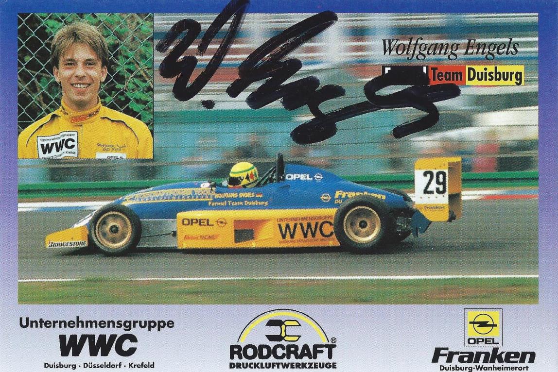 Autogramm Wolfgang Engels Opel