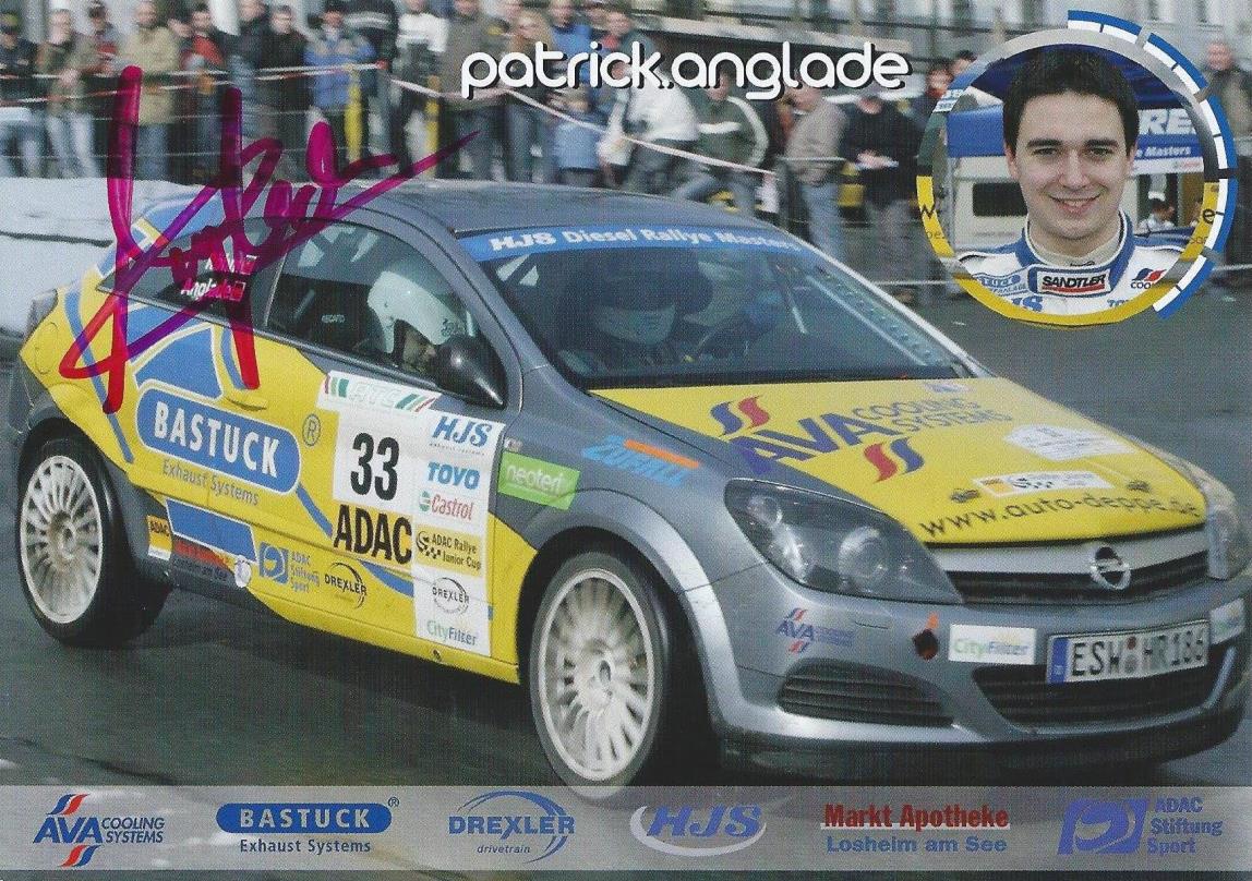 Autogramm Patrick Anglade Opel