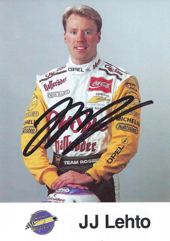 Autogramm JJ Lehto Opel