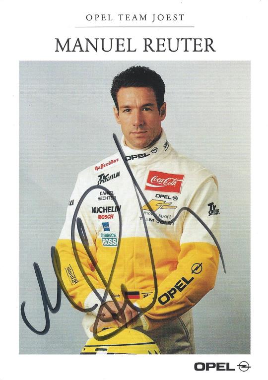 Autogramm Manuel Reuter Opel