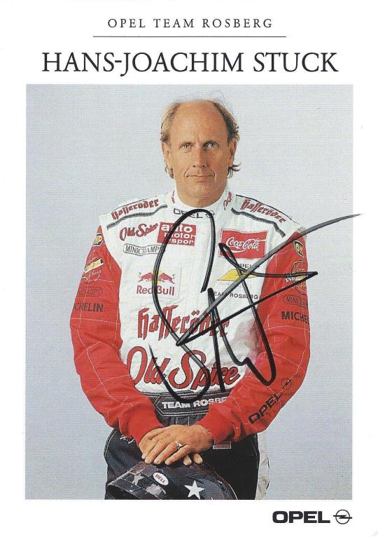 Autogramm Hans-Joachim Stuck Opel