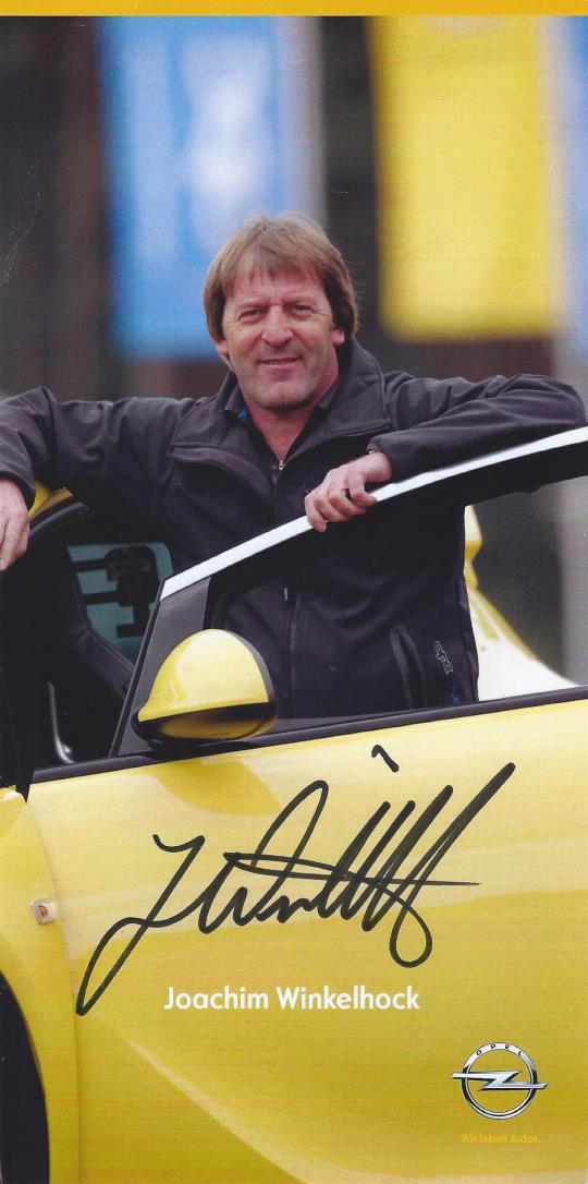 Autogramm Joachim Winkelhock Opel