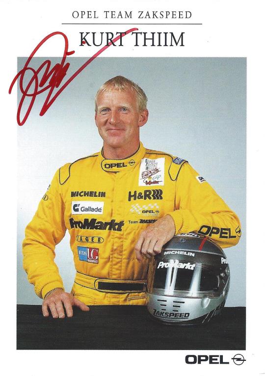 Autogramm Kurt Thiim Opel