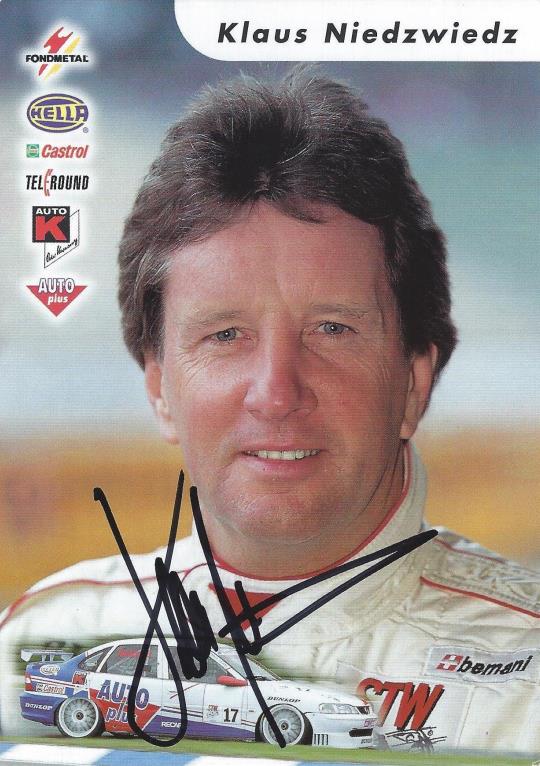 Autogramm Klaus Niedzwiedz Opel