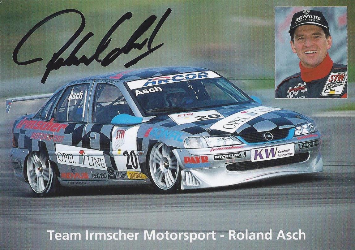 Autogramm Roland Asch Opel