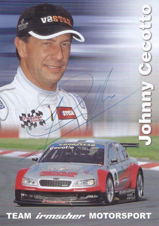 Autogramm Johnny Cecotto Opel