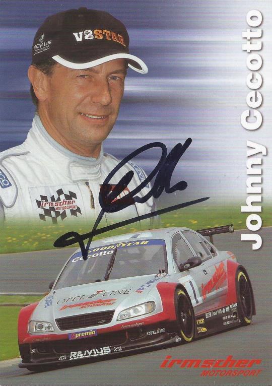 Autogramm Johnny Cecotto Opel