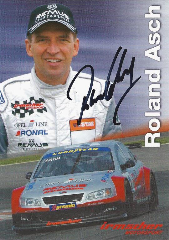 Autogramm Roland Asch Opel