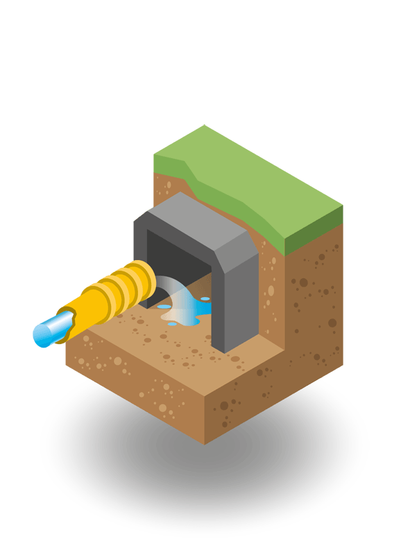 Tunnels de rétention/infiltration/drainage tunnels de rétention/infiltration/drainage