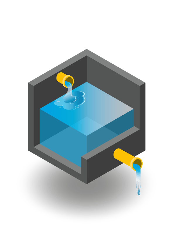 Equipement de stockage de l'eau pour régulation équipement de stockage de l'eau pour régulation