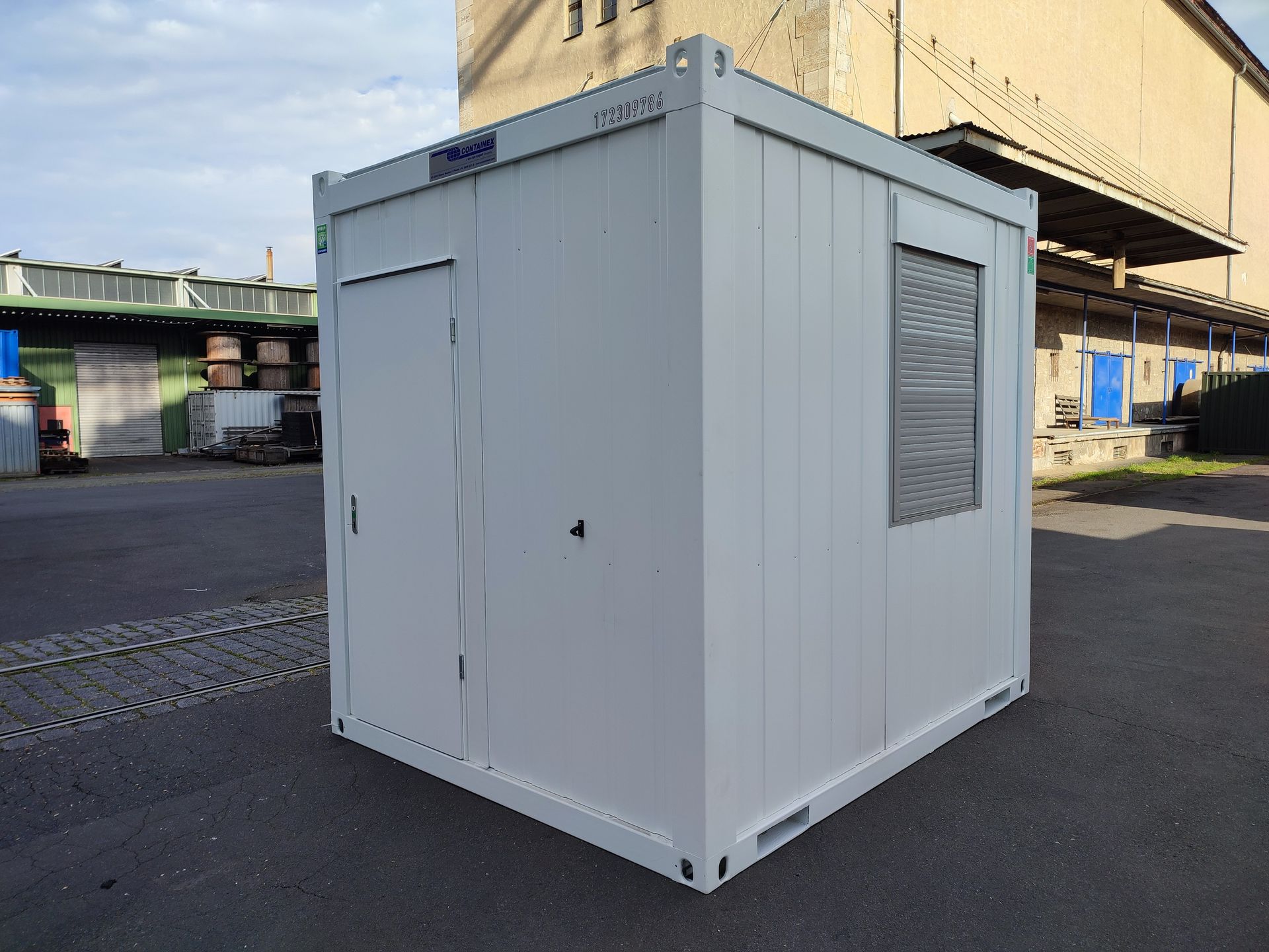 Neuer 10 Fuß Bürocontainer mieten kaufen raumcontainer pförtnercontainer containex