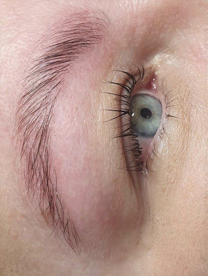 Wimpernlifting Lashliting Lashlift nachher