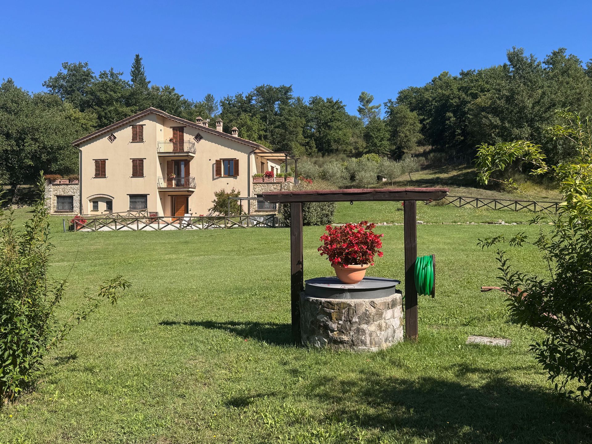 Corte esterna privata della villa