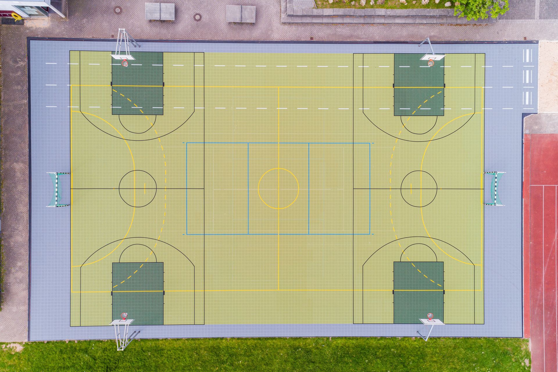 Beispiel eines SAM-Sporcourts